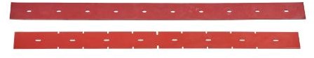 Nilfisk zuigmond rubbers 740MM 29 rood rubber ""