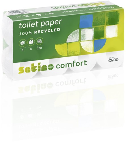 Satino Comfort toiletpapier 3-lgs 9x8rol