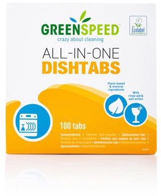 Greenspeed Vaatwastabletten All-in-one - 1,8 kg - 100 tabs