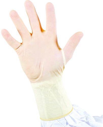 Cleanroom Natuurlijke Latex handschoenen ongepoederd L, 100 st