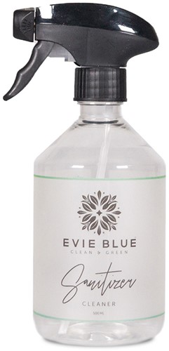 Evie Blue Sprayfles 500 ml Sanitizer Hygiene (leeg)