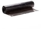 Afvalzak 45x50 10my (20L) zwart per rol á 50st.