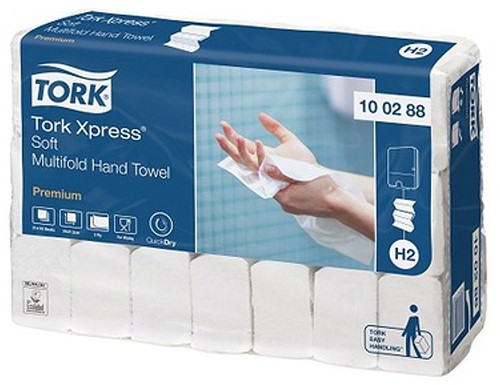 Tork Xpress Soft Multifold handoekpapier 2-lgs wit 21x110V (H2)